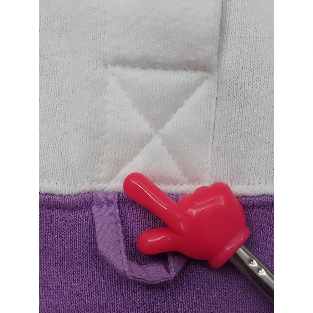 Vtg Izod Lacoste Rugby Shirt Mens Large Purple Stripe Logo Croc Button